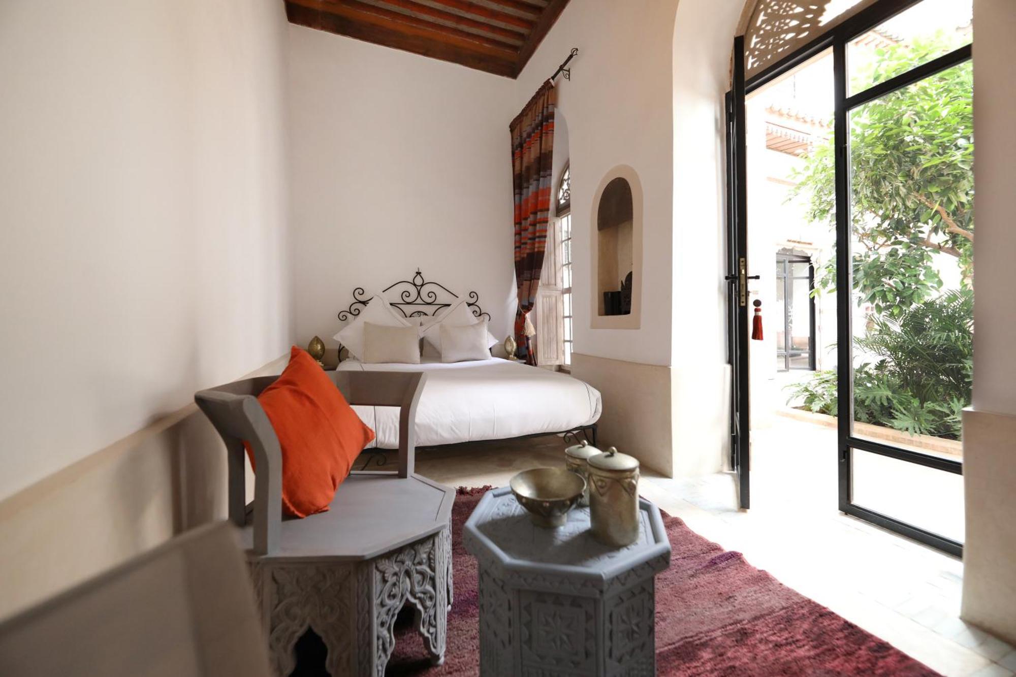 Riad Les Hirondelles Boutique Hotel Marrákes Szoba fotó