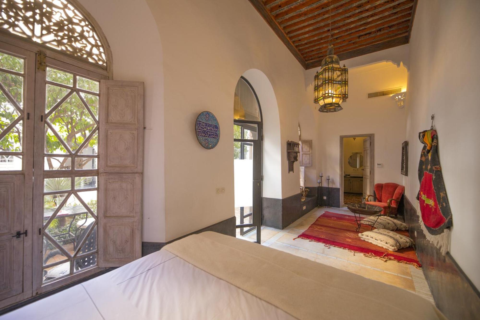 Riad Les Hirondelles Boutique Hotel Marrákes Szoba fotó